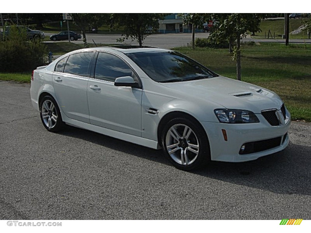 2009 G8 Sedan - White Hot / Onyx photo #1