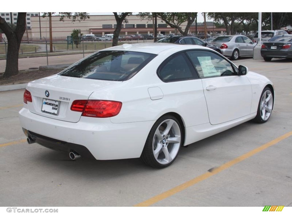 2011 3 Series 335i Coupe - Alpine White / Saddle Brown Dakota Leather photo #3