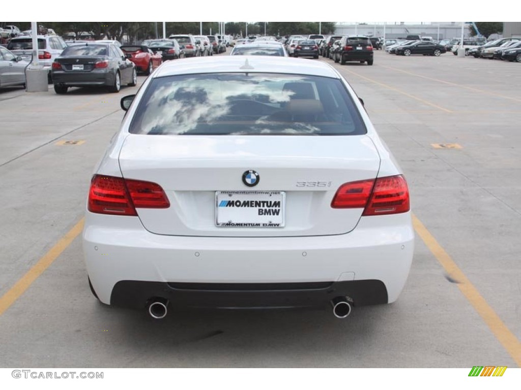 2011 3 Series 335i Coupe - Alpine White / Saddle Brown Dakota Leather photo #10