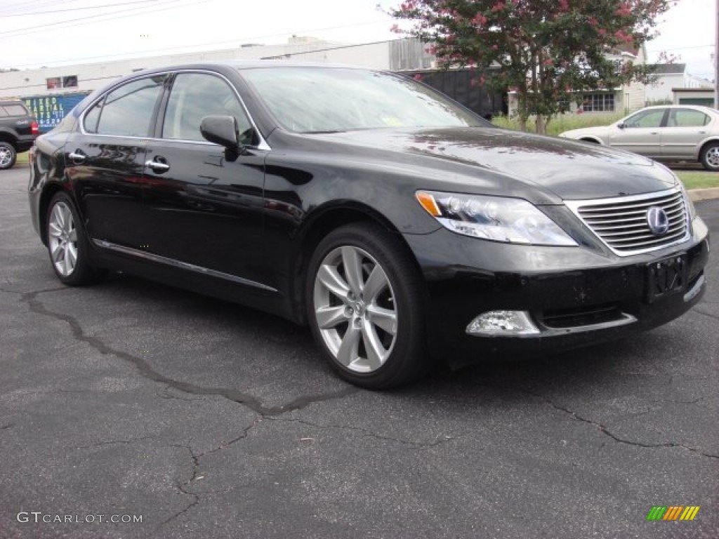 2008 LS 600h L Hybrid - Black Opal Mica / Cashmere photo #1
