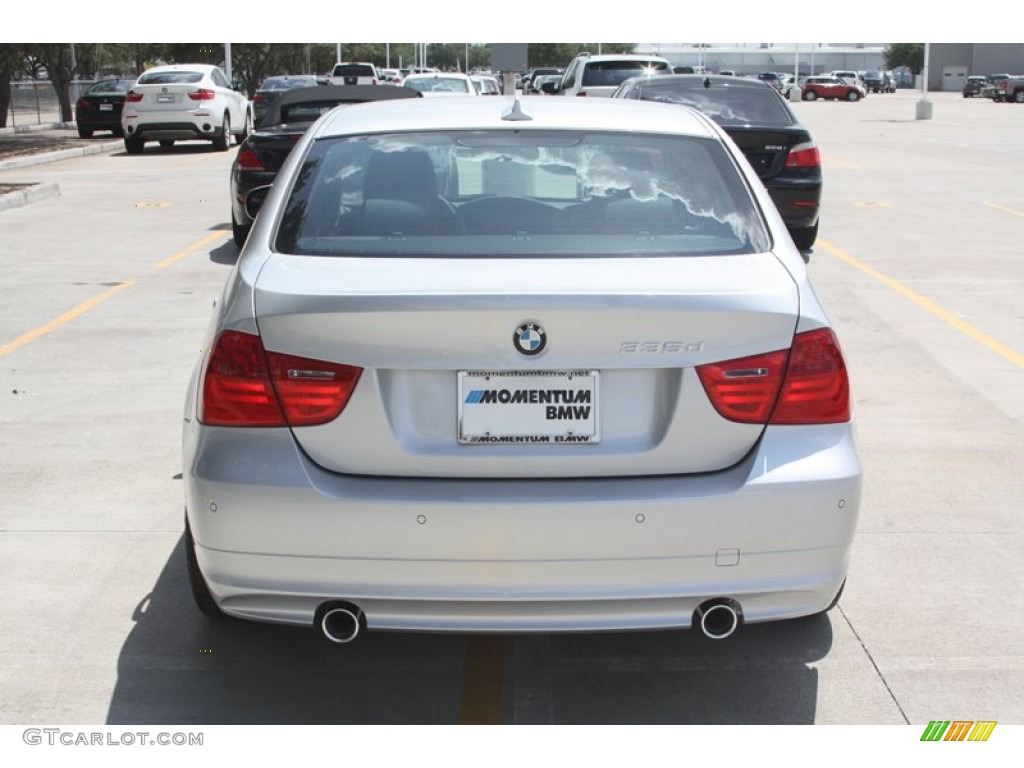 2011 3 Series 335d Sedan - Titanium Silver Metallic / Black photo #10