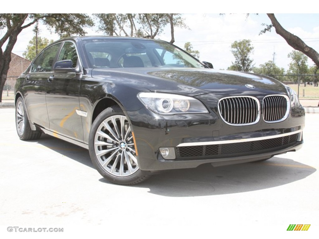 2012 7 Series 740Li Sedan - Black Sapphire Metallic / Black photo #1