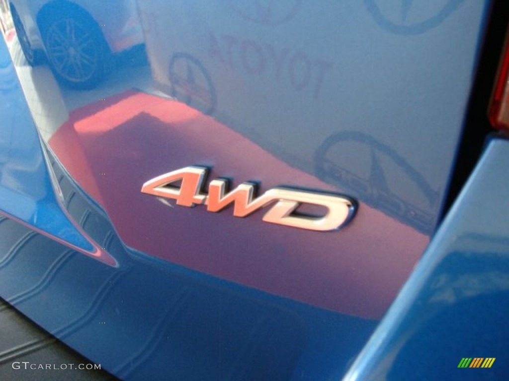 2008 Highlander Sport 4WD - Blue Streak Metallic / Ash Gray photo #9