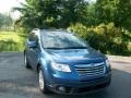 2008 Newport Blue Pearl Subaru Tribeca Limited 5 Passenger  photo #5