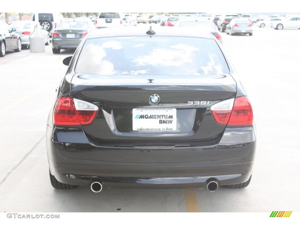 2008 3 Series 335i Sedan - Black Sapphire Metallic / Terra Dakota Leather photo #11