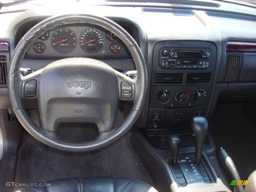 2000 Grand Cherokee Laredo 4x4 - Silverstone Metallic / Agate photo #13