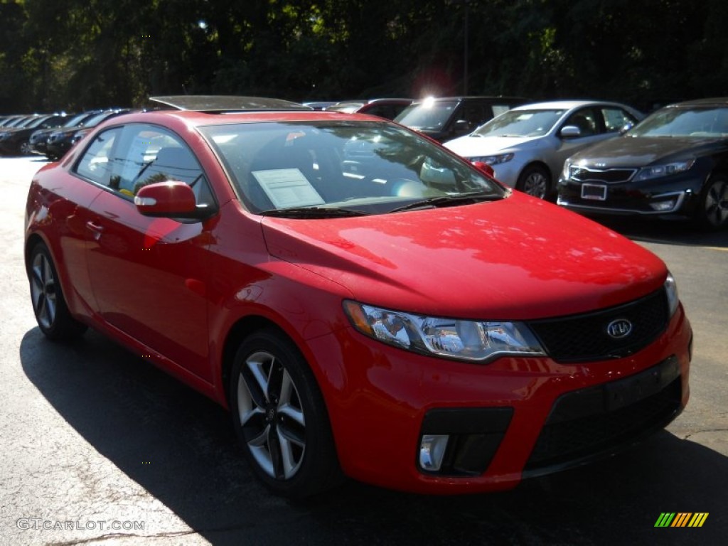 Racing Red 2010 Kia Forte Koup SX Exterior Photo #52871892