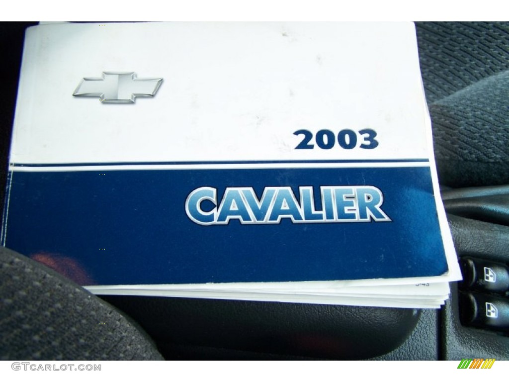 2003 Chevrolet Cavalier LS Sport Sedan Books/Manuals Photo #52872696