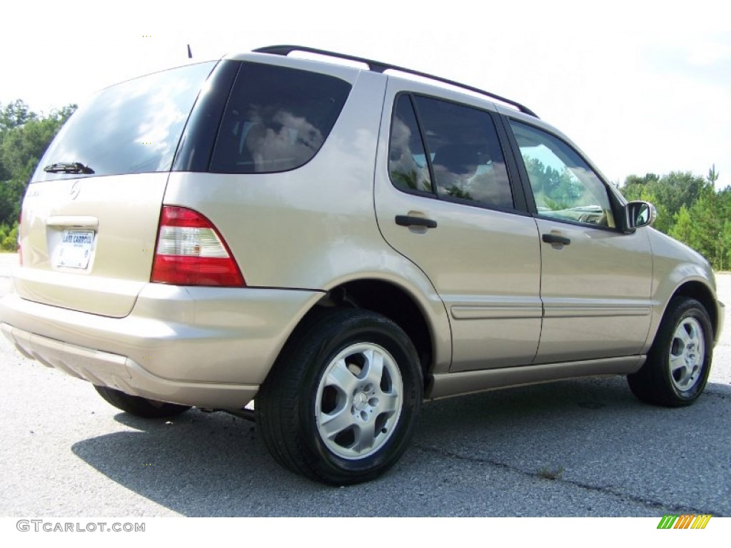 2002 ML 320 4Matic - Desert Silver Metallic / Java photo #4