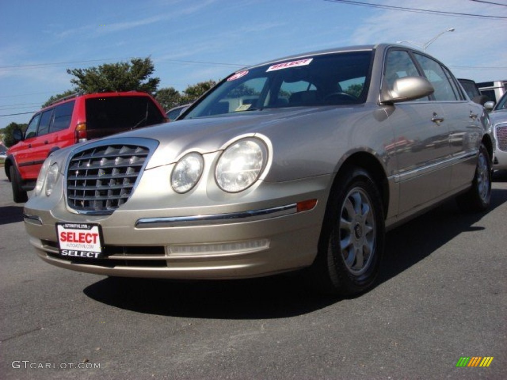 2004 Cream Gold Kia Amanti 52816704 Photo 17 Car
