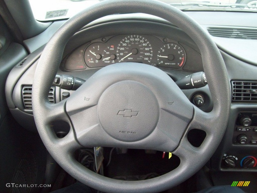 2004 Chevrolet Cavalier LS Sport Coupe Graphite Steering Wheel Photo #52874376