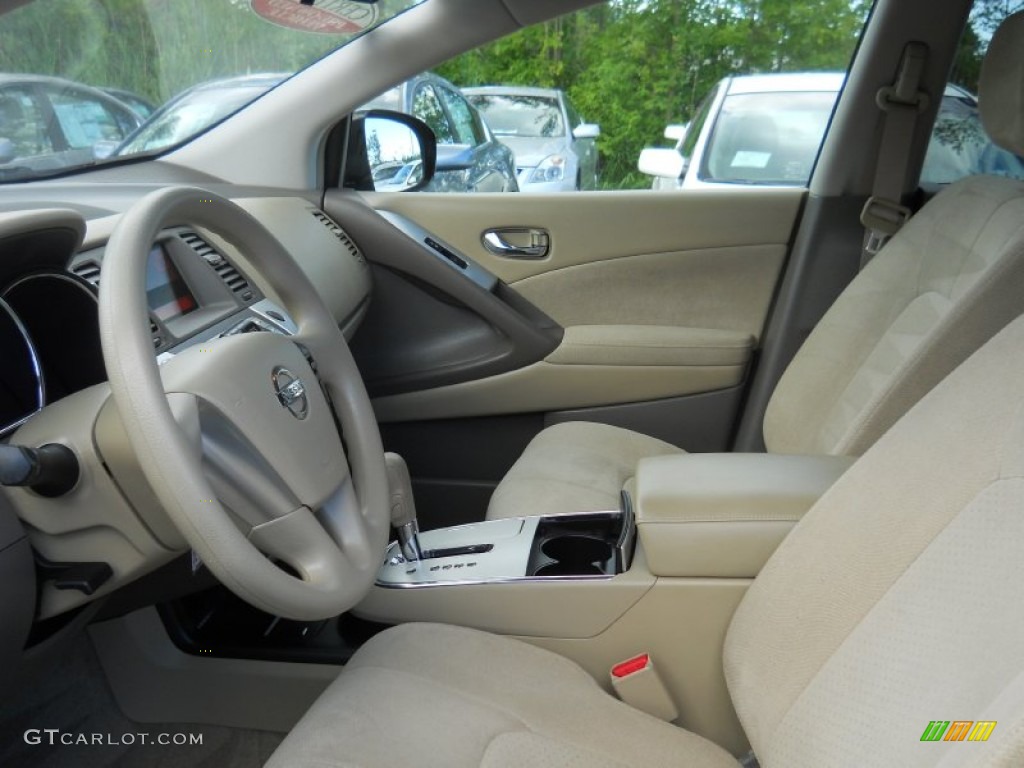 2009 Murano S AWD - Merlot Metallic / Beige photo #24