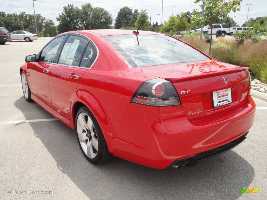 2009 G8 GT - Liquid Red / Onyx photo #4