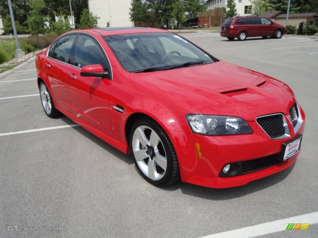 2009 G8 GT - Liquid Red / Onyx photo #8