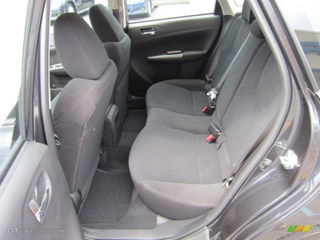 Carbon Black Interior 2011 Subaru Impreza 2.5i Premium Wagon Photo #52875204