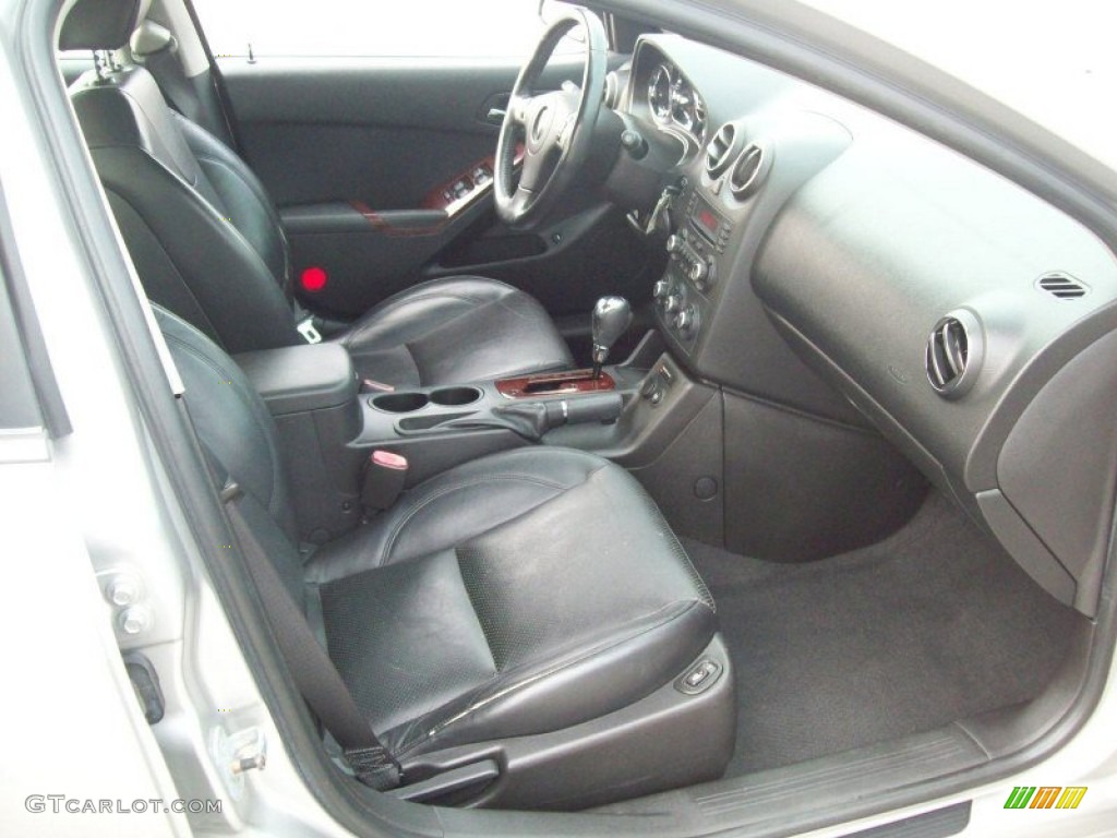 Ebony Interior 2007 Pontiac G6 GT Sedan Photo #52875216