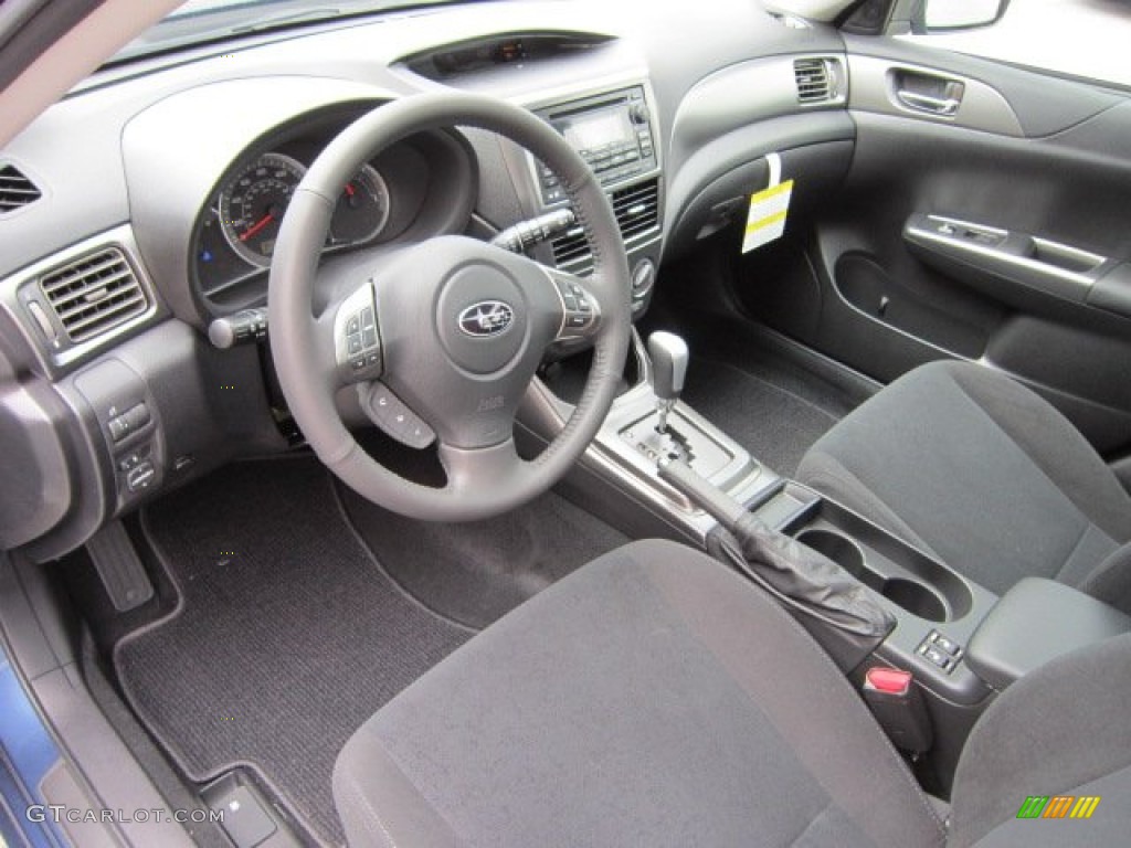 Carbon Black Interior 2011 Subaru Impreza 2.5i Premium Wagon Photo #52875561