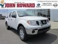 2011 Avalanche White Nissan Frontier SV Crew Cab 4x4  photo #1