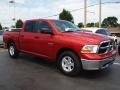 2009 Inferno Red Crystal Pearl Dodge Ram 1500 SLT Crew Cab  photo #2