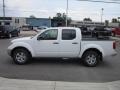 2011 Avalanche White Nissan Frontier SV Crew Cab 4x4  photo #8