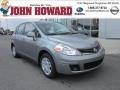 2011 Magnetic Gray Metallic Nissan Versa 1.8 S Hatchback  photo #1