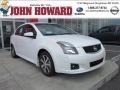 2012 Aspen White Nissan Sentra 2.0 SR  photo #1