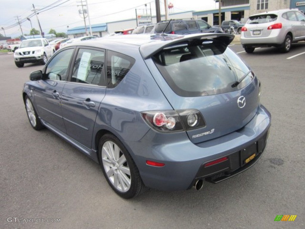 2008 MAZDA3 MAZDASPEED Sport - Cosmic Blue Mica / MAZDASPEED Gray/Black photo #9