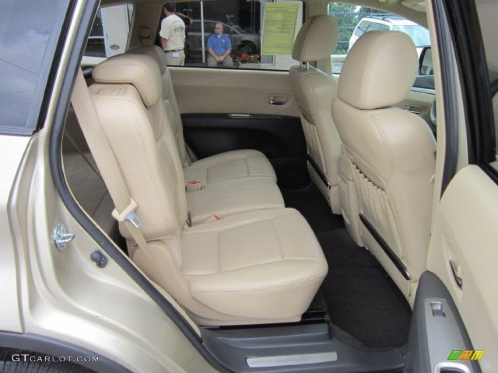 Desert Beige Interior 2009 Subaru Tribeca Limited 5 Passenger Photo #52878393