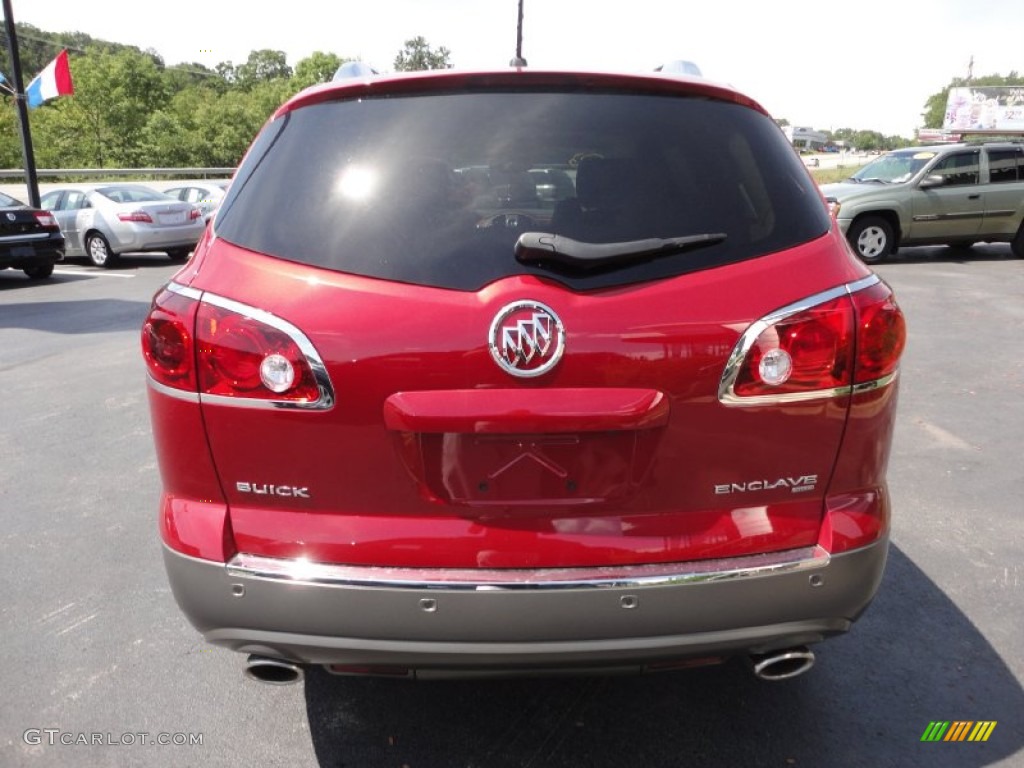 Crystal Red Tintcoat 2012 Buick Enclave AWD Exterior Photo #52878498