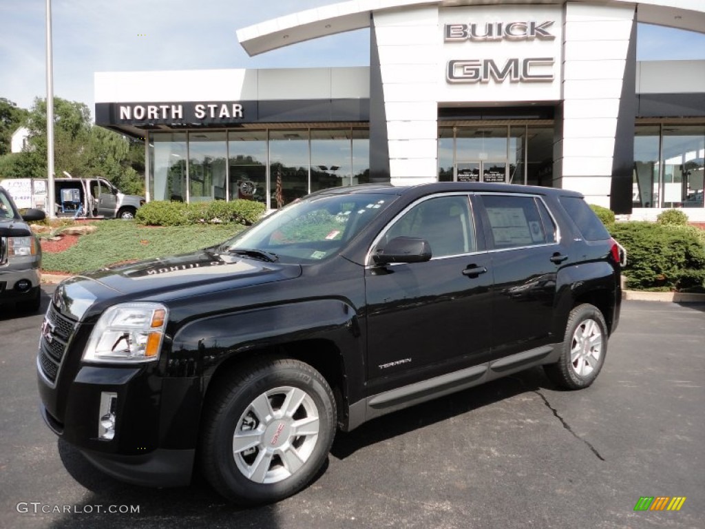 2012 Terrain SLE AWD - Carbon Black Metallic / Jet Black photo #1