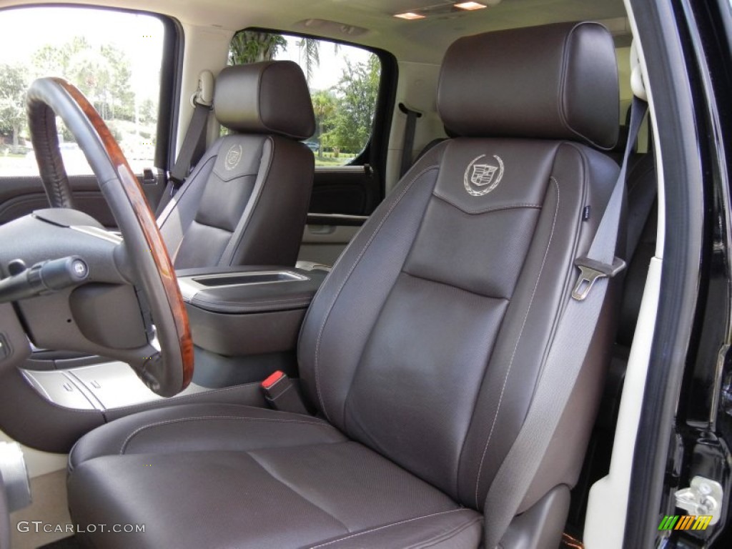 Cocoa/Light Linen Tehama Leather Interior 2011 Cadillac Escalade ESV Platinum AWD Photo #52880472