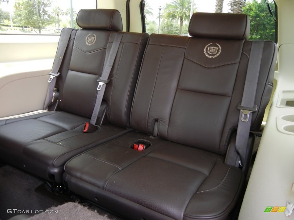 Cocoa/Light Linen Tehama Leather Interior 2011 Cadillac Escalade ESV Platinum AWD Photo #52880532