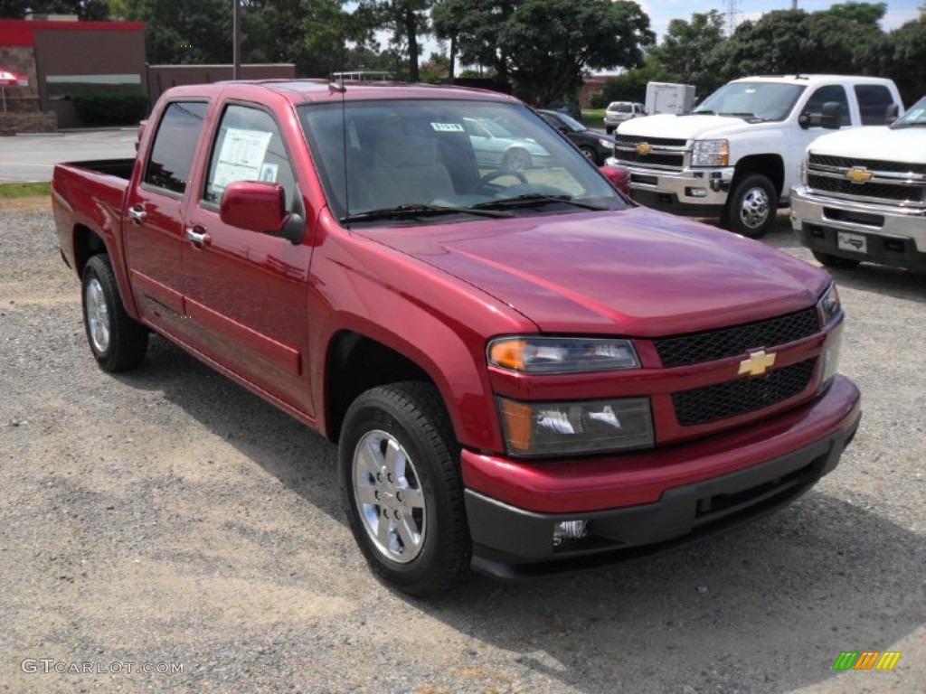 Cardinal Red Metallic 2011 Chevrolet Colorado LT Crew Cab Exterior Photo #52882314