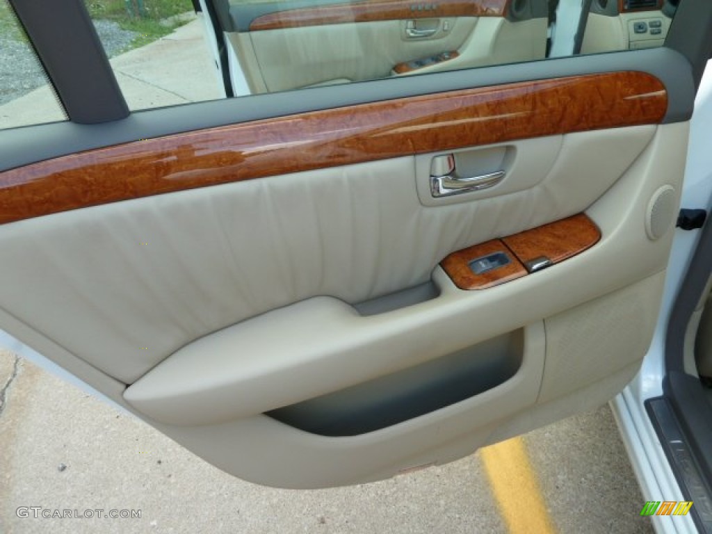 2004 LS 430 - Crystal White / Cashmere photo #13