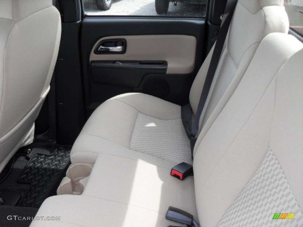 Ebony/Light Cashmere Interior 2011 Chevrolet Colorado LT Crew Cab Photo #52882413