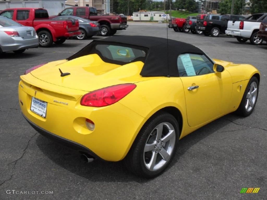 Mean Yellow 2008 Pontiac Solstice Roadster Exterior Photo #52882605