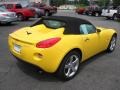 2008 Mean Yellow Pontiac Solstice Roadster  photo #4