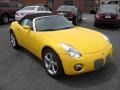 2008 Mean Yellow Pontiac Solstice Roadster  photo #5