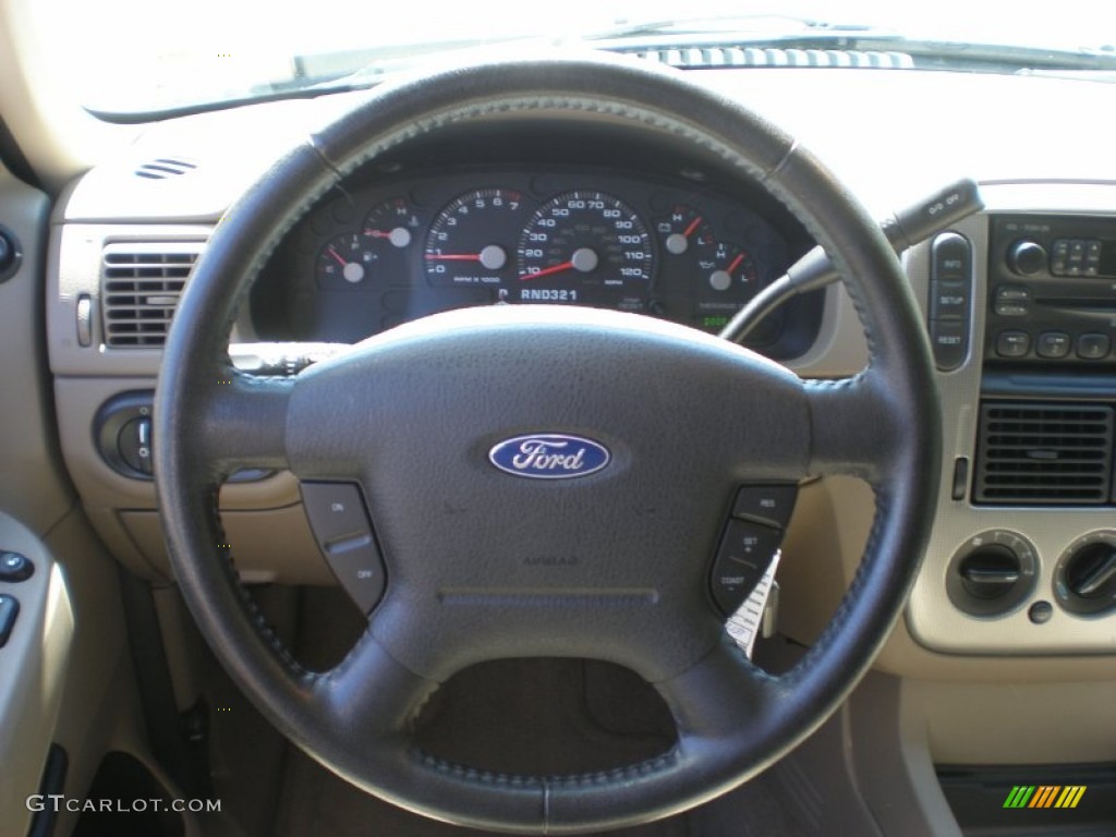 2005 Explorer XLT 4x4 - Mineral Grey Metallic / Medium Parchment photo #19