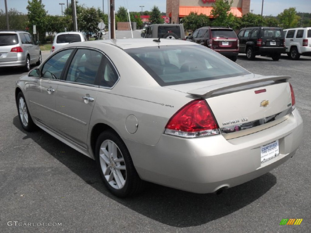 2010 Impala LTZ - Gold Mist Metallic / Ebony photo #2