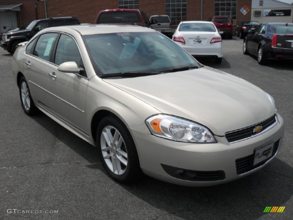 2010 Impala LTZ - Gold Mist Metallic / Ebony photo #5