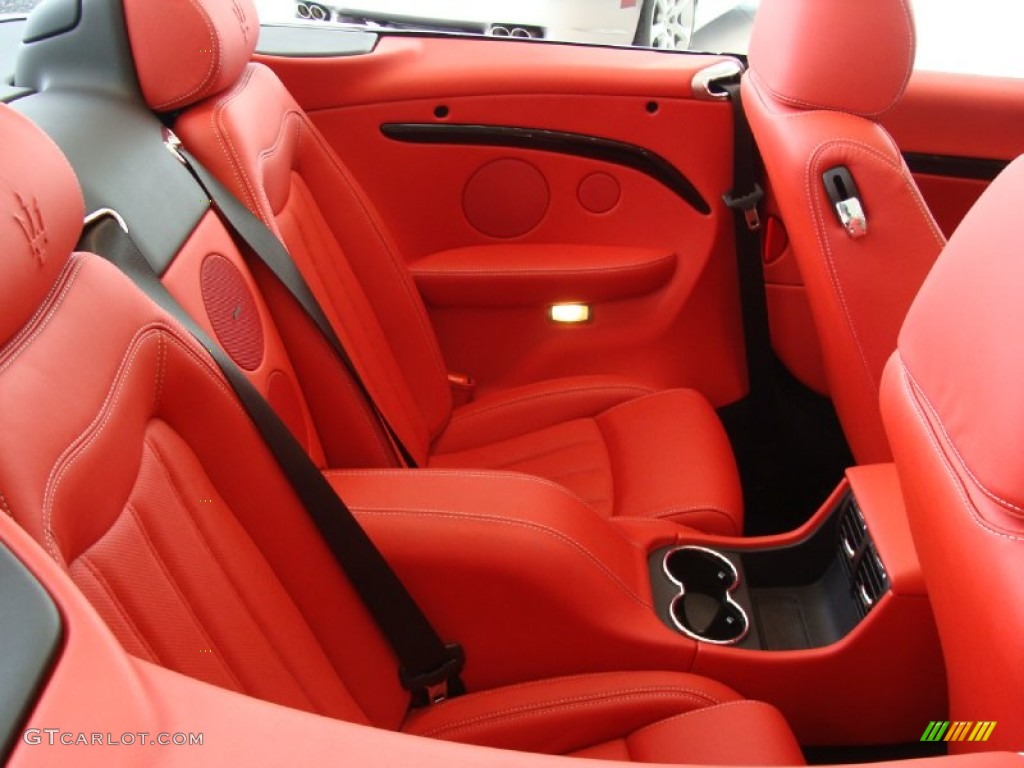 Rosso Corallo Interior 2011 Maserati GranTurismo Convertible GranCabrio Photo #52885005