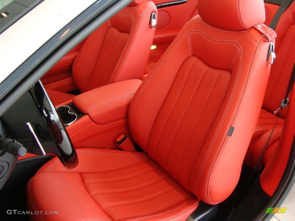 Rosso Corallo Interior 2011 Maserati GranTurismo Convertible GranCabrio Photo #52885083