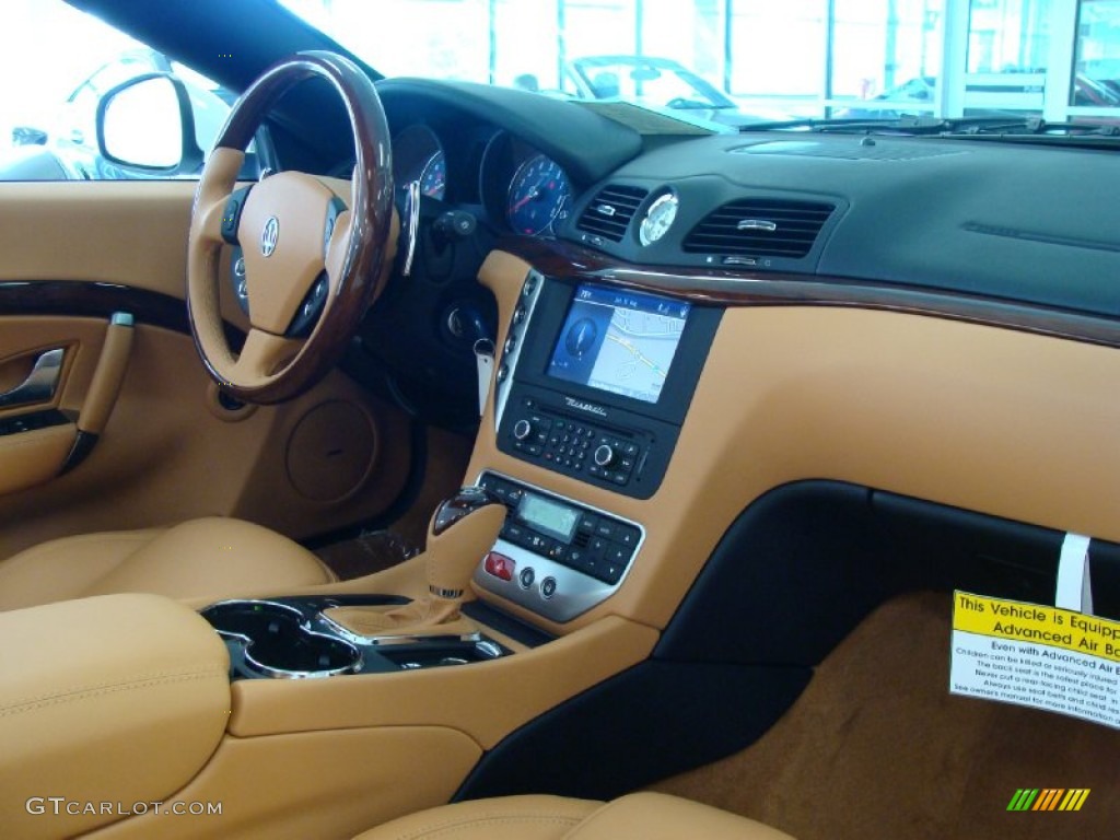 2011 Maserati GranTurismo Convertible GranCabrio Cuoio Dashboard Photo #52885653