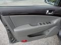Gray 2010 Hyundai Sonata Limited Door Panel
