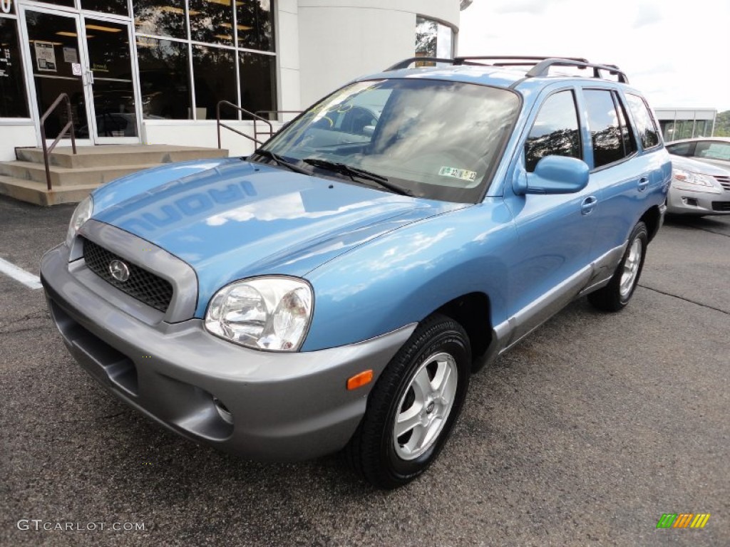 2004 Santa Fe  - Arctic Blue / Gray photo #2