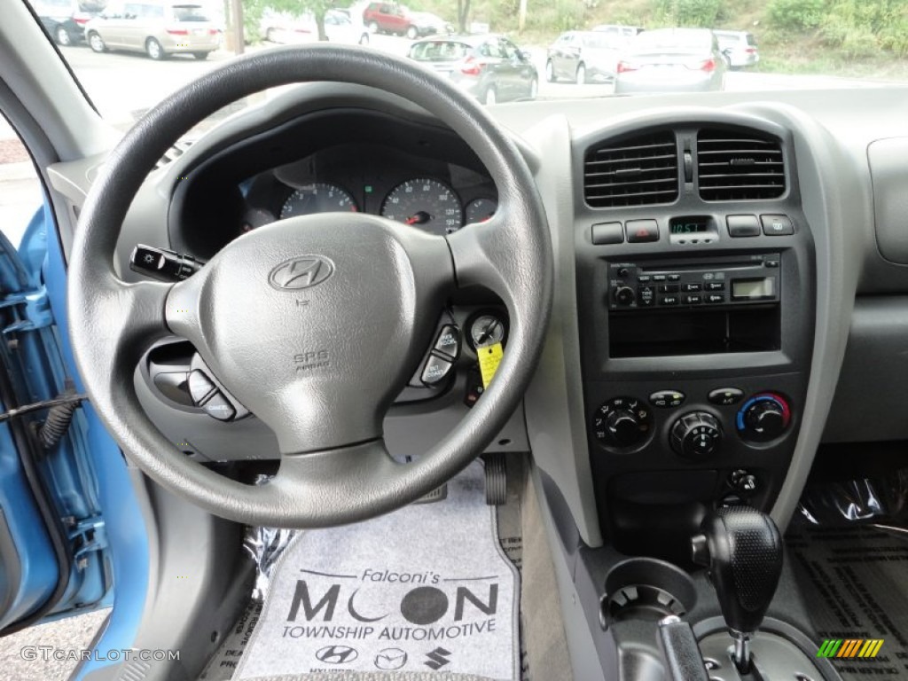 2004 Santa Fe  - Arctic Blue / Gray photo #11