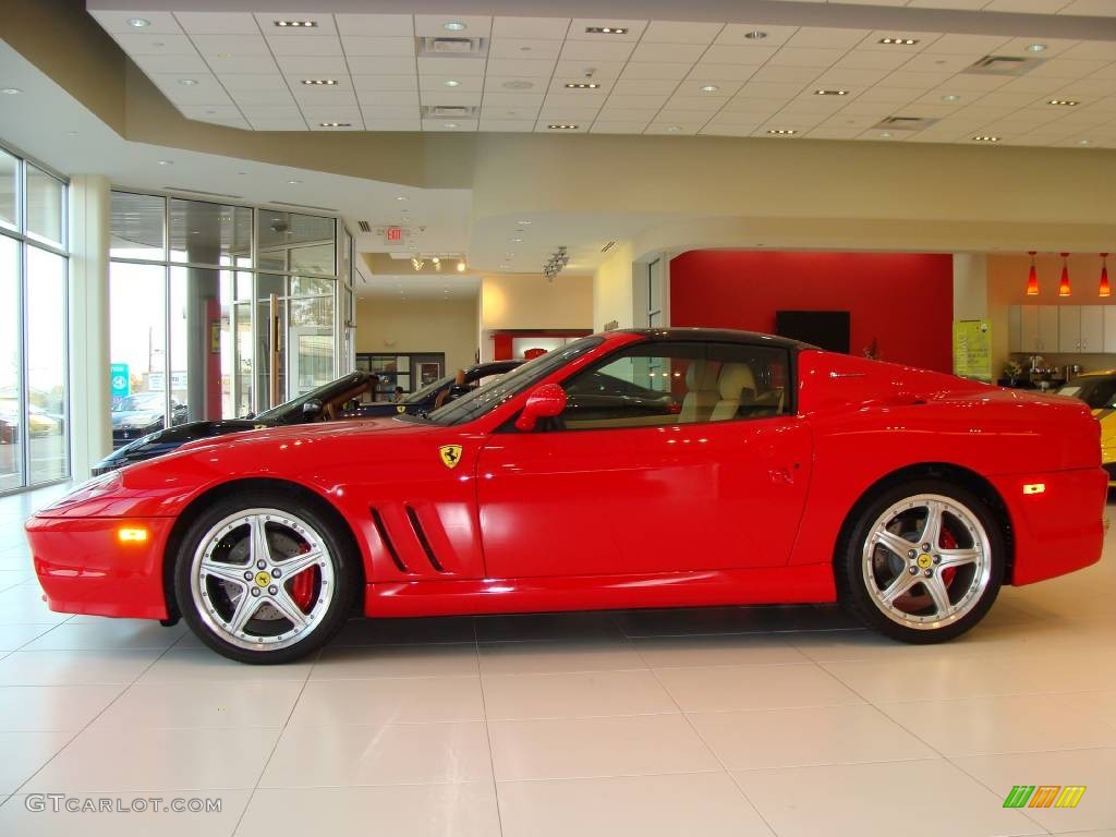 Red 2005 Ferrari 575 Superamerica Roadster F1 Exterior Photo #52886223