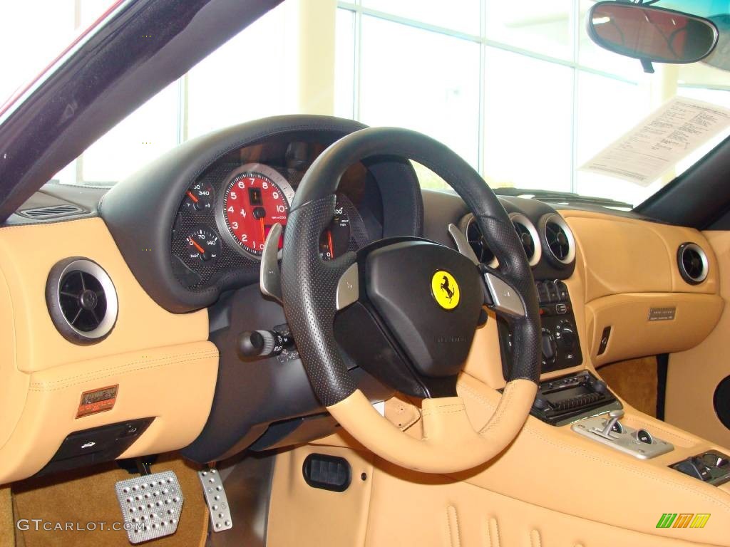 2005 Ferrari 575 Superamerica Roadster F1 Tan Dashboard Photo #52886334
