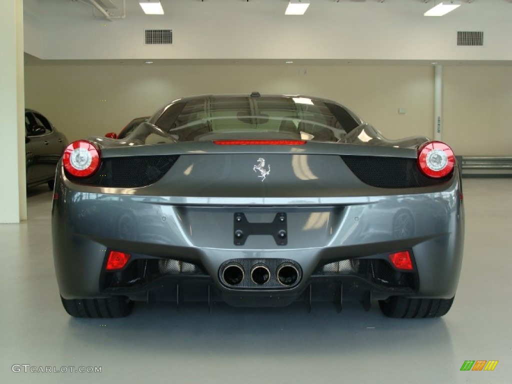 Grigio Silverstone (Dark Grey Metallic) 2010 Ferrari 458 Italia Exterior Photo #52886481
